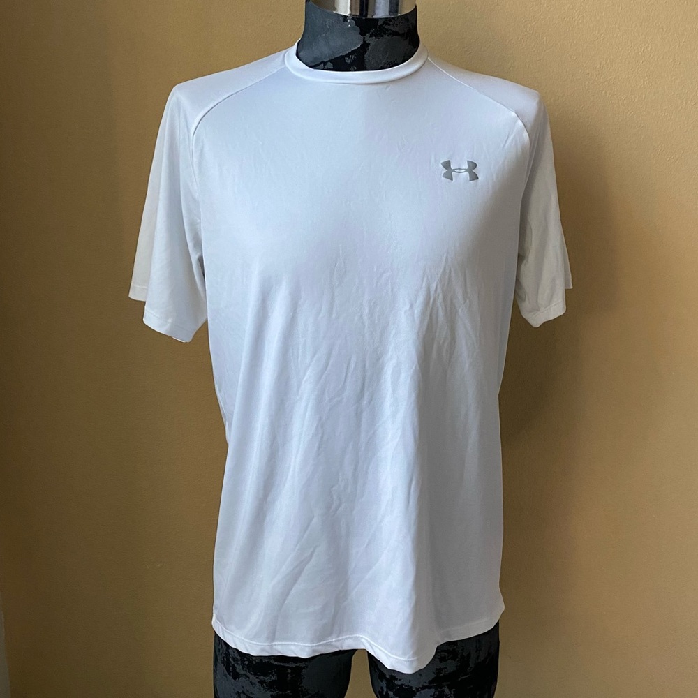 Under Armour White Tech Tee Size Medium